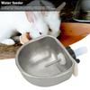 10PCS Rabbit Breeding Equipment Anti Scratch Stainless Steel Nipple Drinking Water Bowl