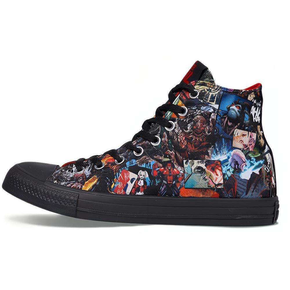 

DC COMICS x Converse Chuck Taylor All Star Ліга Справедливості Високі Полотно Взуття Унісекс Чорний 163090c 35