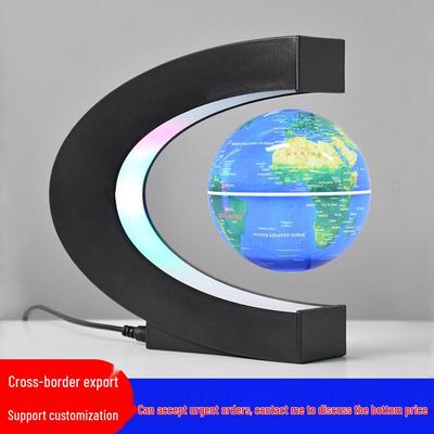 Magnetic Levitation Globe: Luminous Desk Ornament & Creative Tech Gift