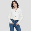 GAP Women's Embroidered Logo Knit Cardigan