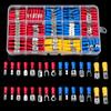 100/280/300/480PCS Insulated Cable Connector Wire Crimp Spatula Butt Ring Fork Kit Ring Lug Rolled Terminal Kit