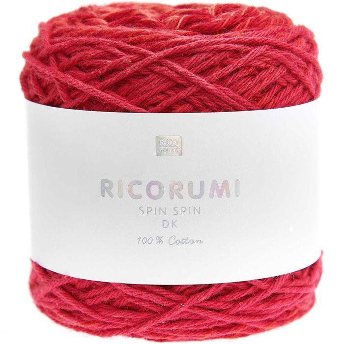 Ball of Wool - RICO DESIGN - Spin Spin - 50 G - 115 M - Color Red