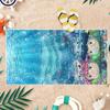P-Ponyo-s Ocean Bubbles Beach Towel Ultra-fine Fiber Quick Drying Absorbent Beach Swimming Vacationvacation Essentials Gifts