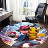 1pc Pokémon, Pikachu Chair Carpet for Office, Non slip, Soft and Durable Office Rug