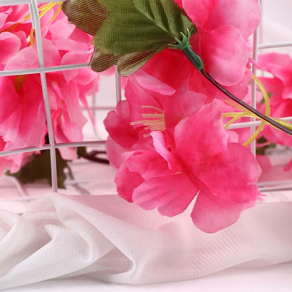 DIY Artificial Garland Sakura Wedding Party Supplies Arch Layout Decoration Home Decoration Flower Vines Cherry Blossoms
