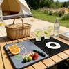 Flexible Rubber Bar Pad For Mixing beverages And Safeguarding Tables Available In Red Or Blue dyes
