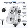 Magnetic Fully Invisible Waterproof Case for Insta161 X6 61M Underwater Protective Diving Housing Shell Cover Camera Accessories
