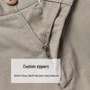 Seven Wolves Men's Linen Blend Straight-Leg Casual Pants