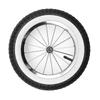 Roue Chromée 12 Avec Pneu Pompe Noir Blanc 102