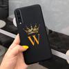 For Samsung Galaxy A50 A50S A30S Case Silicone Letters Crown Back Cover Phone Cases For Samsung A50 A 50 30 S A307F A507F Fundas