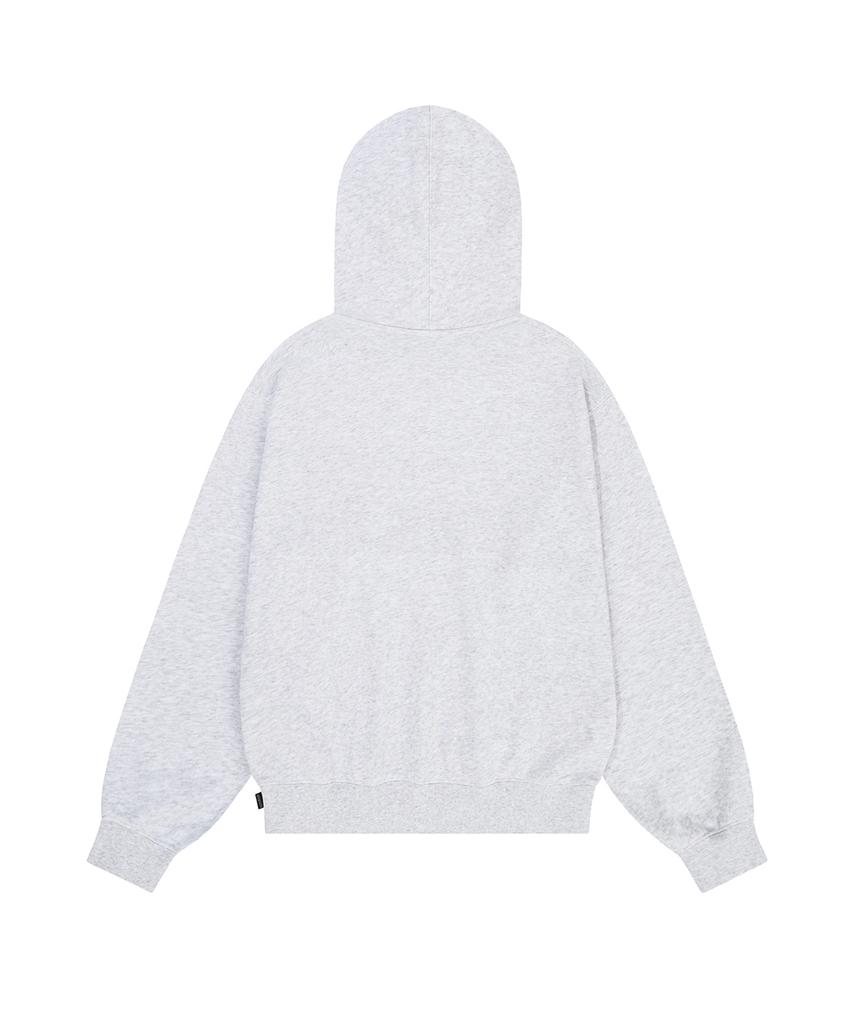 Fuzzy Opyd Hoodie - Light Melange