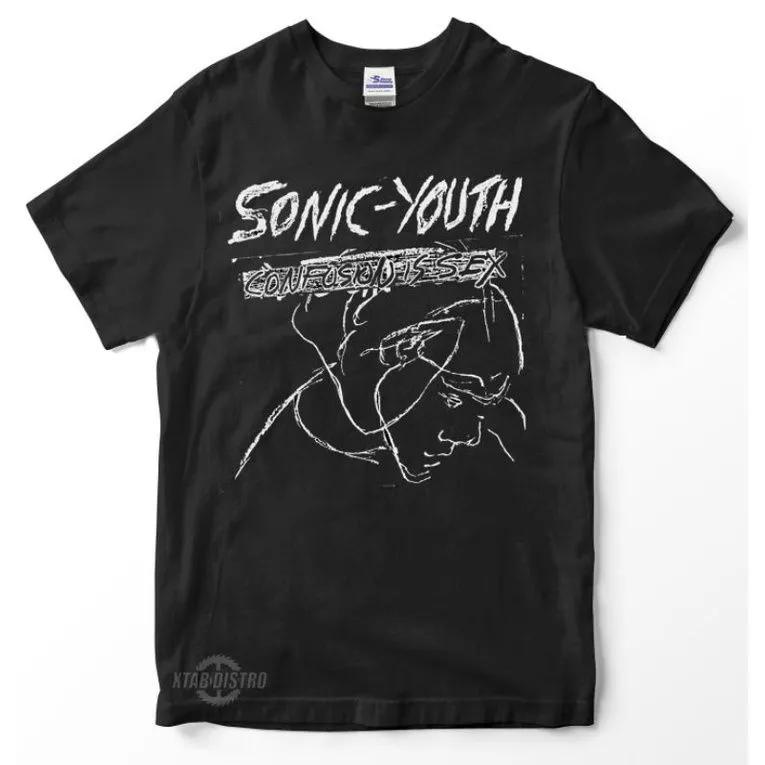 Unisex Short Sleeve Crew Neck Cotton T Shirt Sonic Youth Goo S