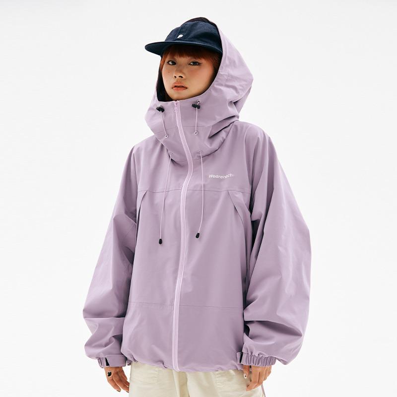 Men's American-Style Windproof & Waterproof Outdoor Jacket, Couple's Trendy Spring/Autumn Sportswear for Mountaineering