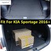 Rear Trunk Luggage Storage Container Cargo Mesh Net Molding Cover Kit Trim Fit For KIA Sportage 2016 -  Interior Accessories