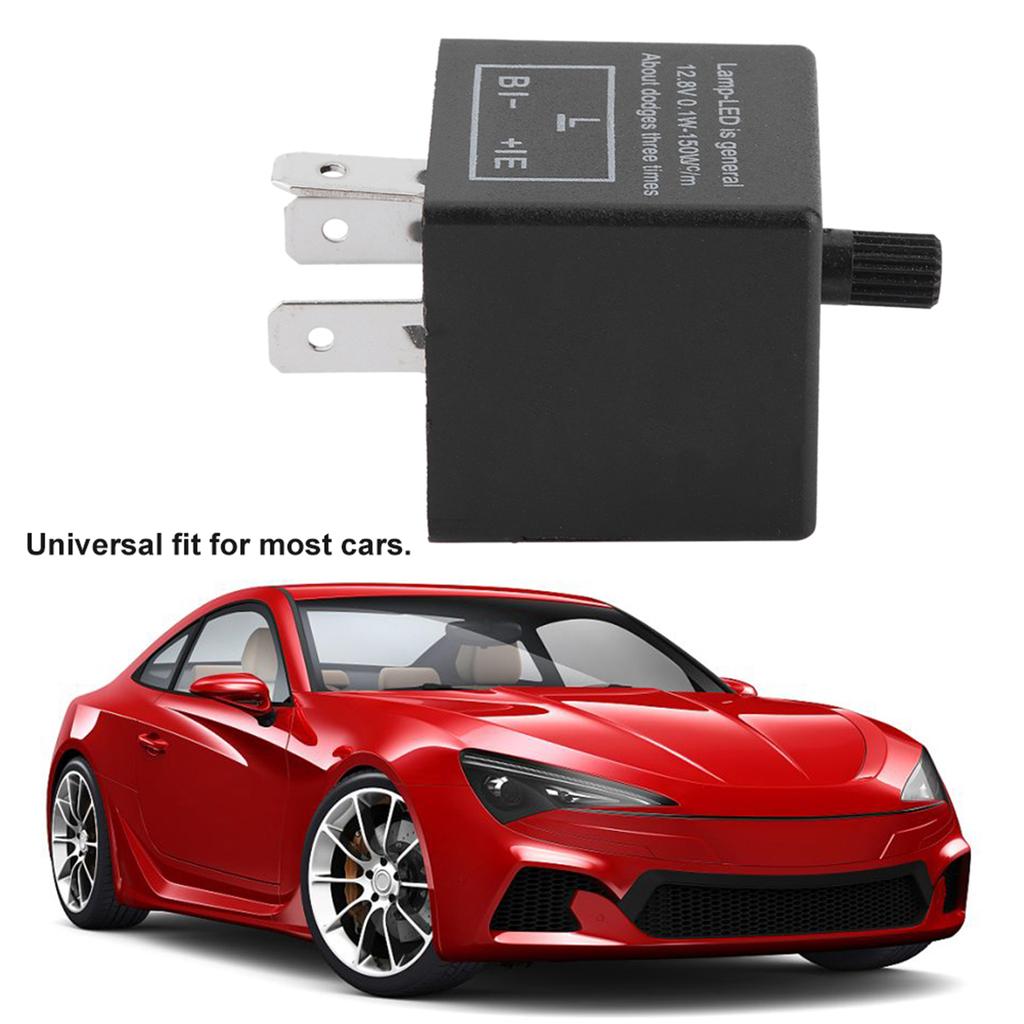 Electronic LED Adjustable Flasher Relay For Turn Signal Light Blinker CF14 JL 02 To CF 14K