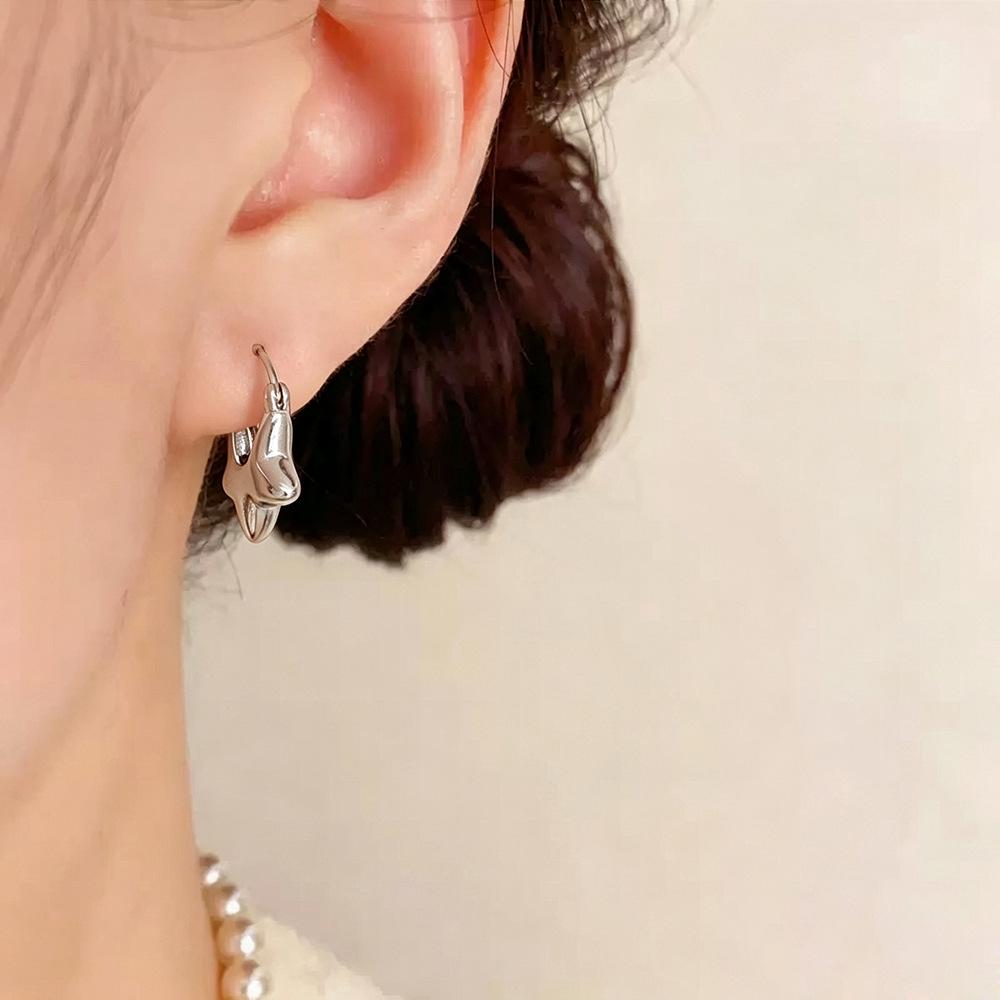 Exquisite Fashionable Star Earrings: Japanese-Korean Design, Versatile Light Luxury, Unique Personality Jewelry for Women