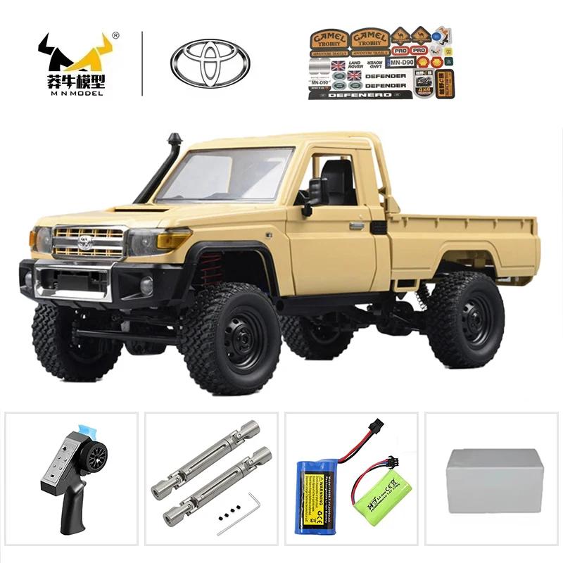RE02The New MN MN82s MN82 Genuine Toyota LC79 Pickup Remote Control Mode Four-wheel Drive Off-road Mountain Bike Toy Christmas Gift