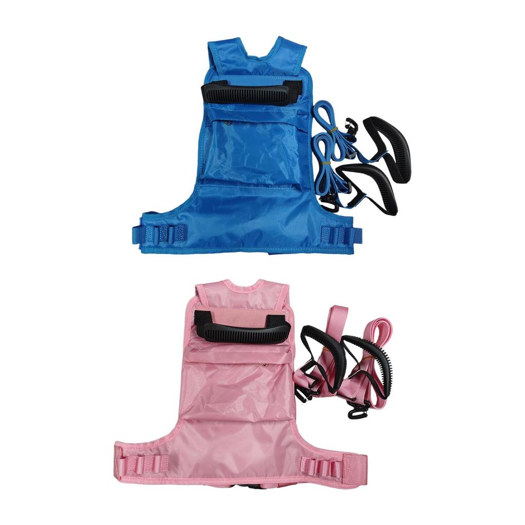 Vintersportharness för barn med axelremmar, justerbart snowboardbälte för liftinlärning och skydd