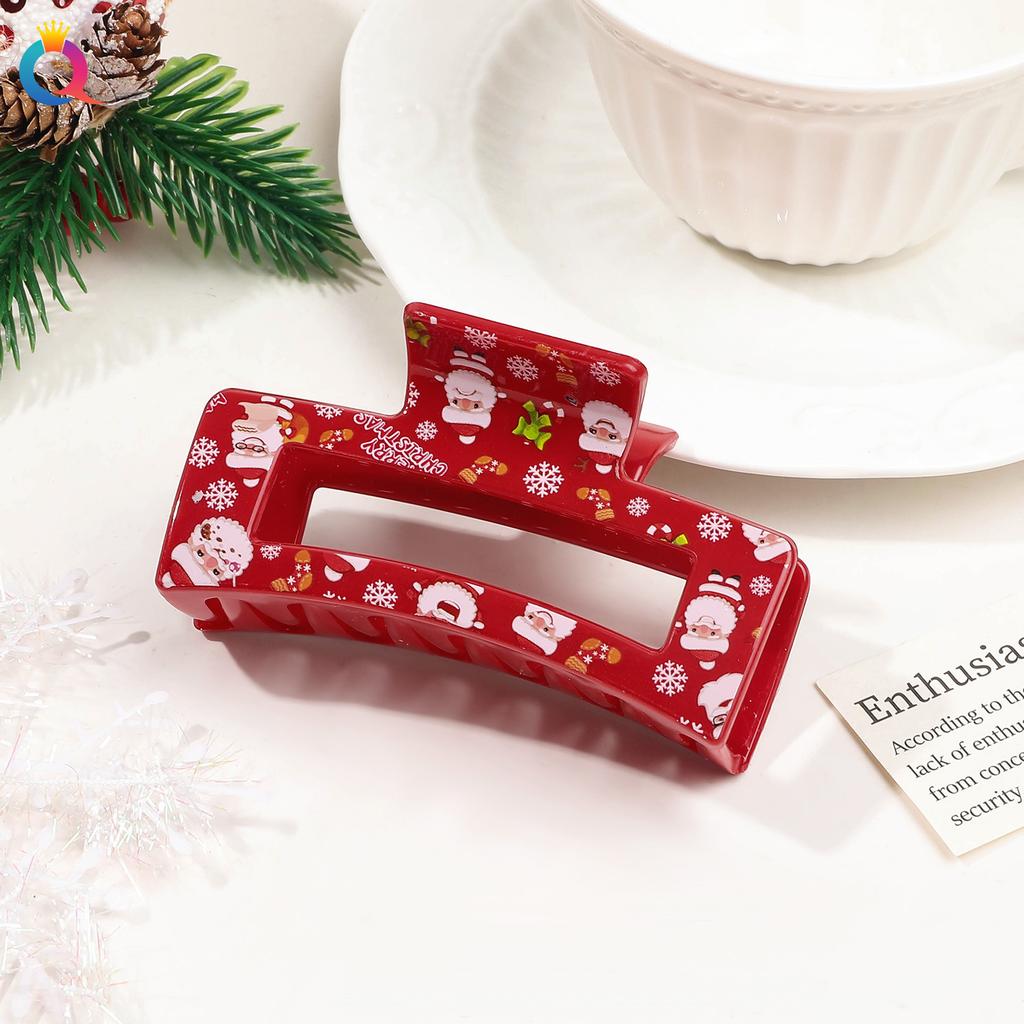 Weihnachts Haarnadel Dame Niedlich Süßer Druck Haarnadel Greifklemme Haarklammer Haaraccessoires