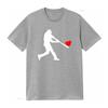 Baseball Funny Valentine T Shirt for Soft Cotton  vintage Washed Slightly Top For Everyday Wear homme graphic Breathable