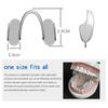2Pcs Dental Mouth Guard Soft Night Anti-wear Pads Universal Anti-wear Silicone Tooth Pad for Grinding Clenching Teeth At Night