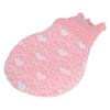 Hot Water Bottle Bag Explosionproof Silicone Hot Water Bottle with Knit Cover for Family Life