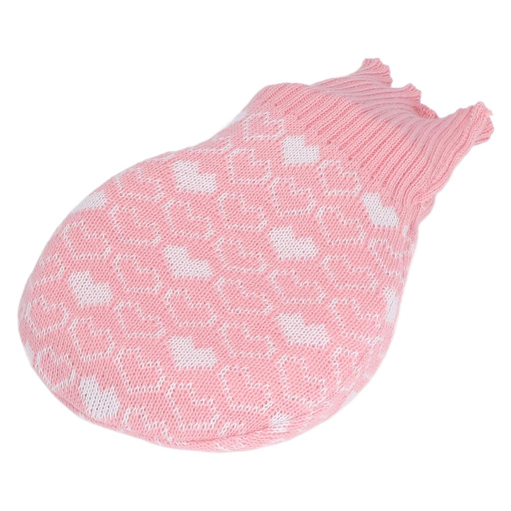 Hot Water Bottle Bag Explosionproof Silicone Hot Water Bottle with Knit Cover for Family Life