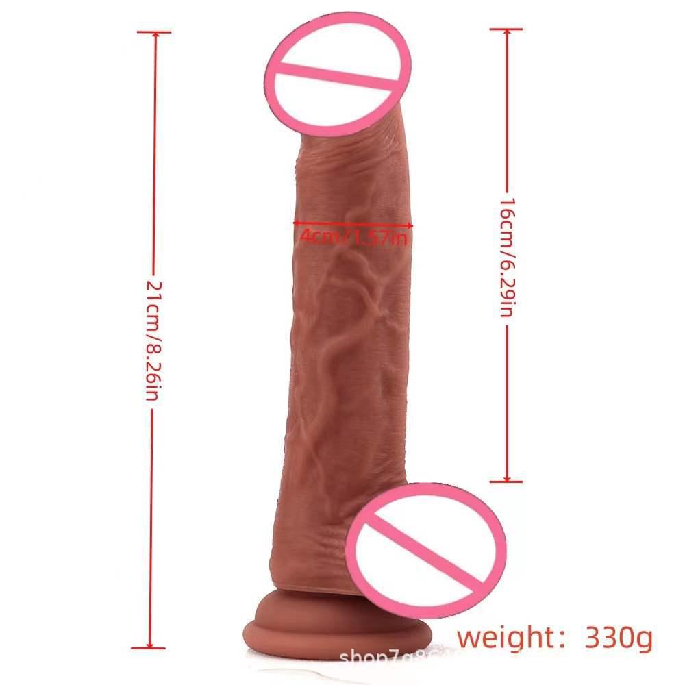 Realistic Soft Silicone Dildo Female Masturbator