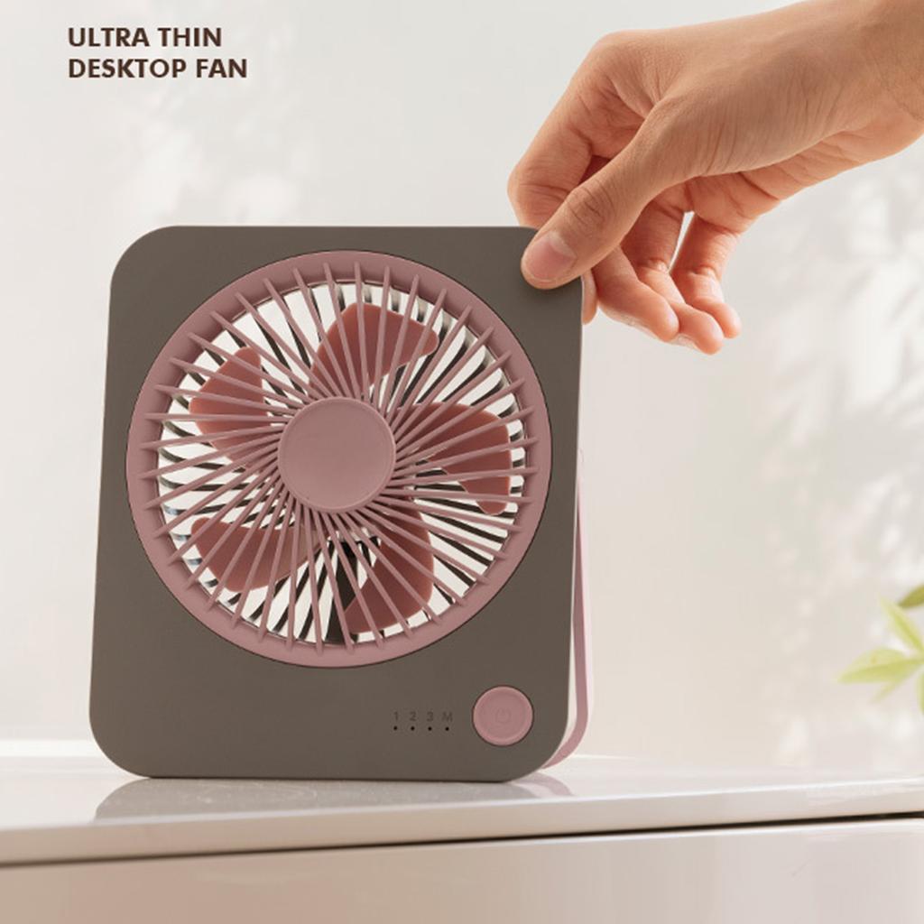 Desktop Fan Lightweight Cooling Fan Table Fan Convenient USB Fan Electric Fan Powerful Desk Fan for Dormitory Office