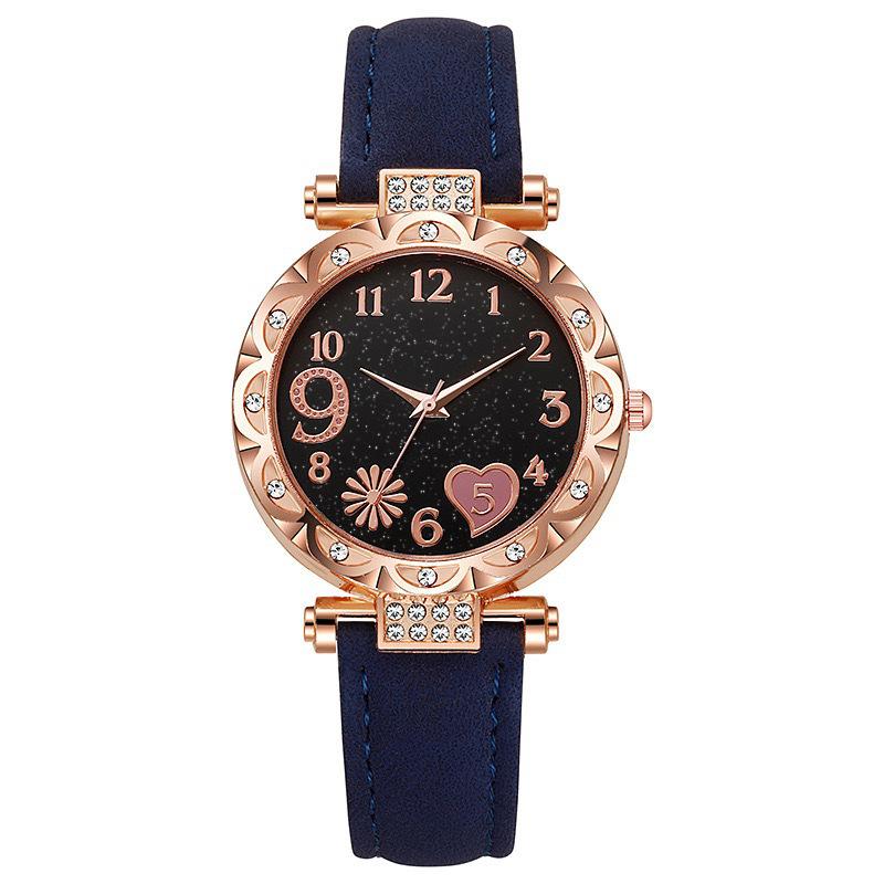 

Simple jewelry fashion versatile casual fashion women s quartz watch with spot set