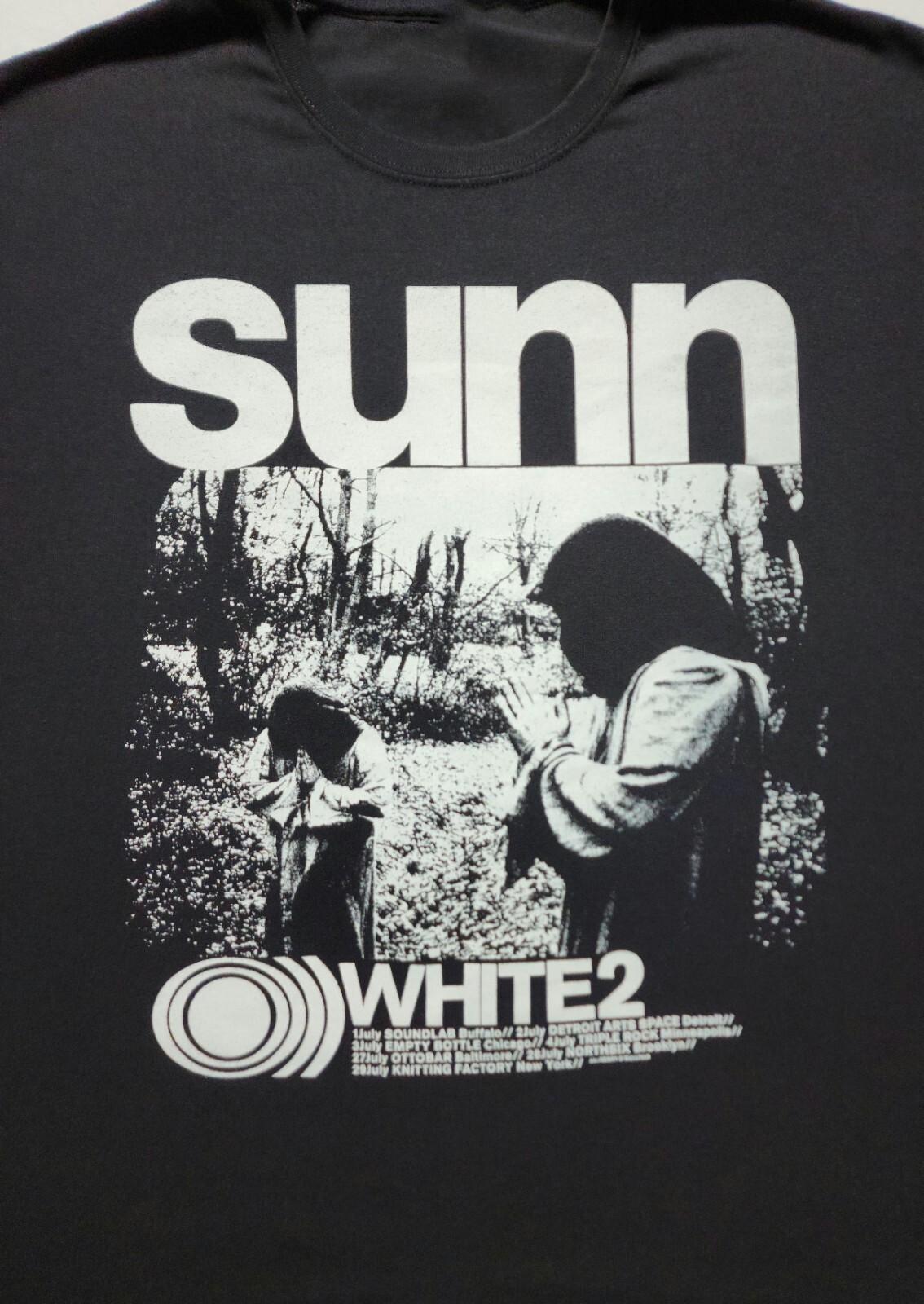 VTG Sunn O))) Band White2 T-shirt Size All S to 5XL 2F1041 S