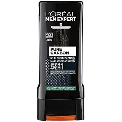 Shower Gel - MEN EXPERT - Pure Carbon - 5 In 1 - 400 Ml - For Men