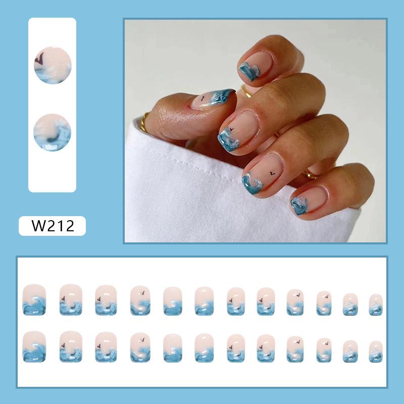 Wear Armor 24 Pieces Combination 00 Nail Art Pieces European and American Style Press On Nails