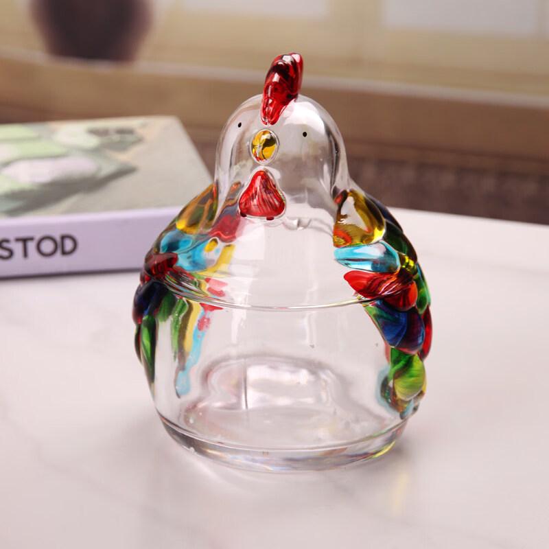Flavinmci Glass Candy Storage Jar