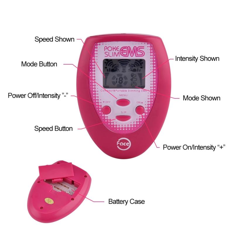 Elektrodenpads, elektrisches Gesichtsmassagegerät, schlankerer Kiefertrainer, Gesichtsmuskel-Pulsstimulator