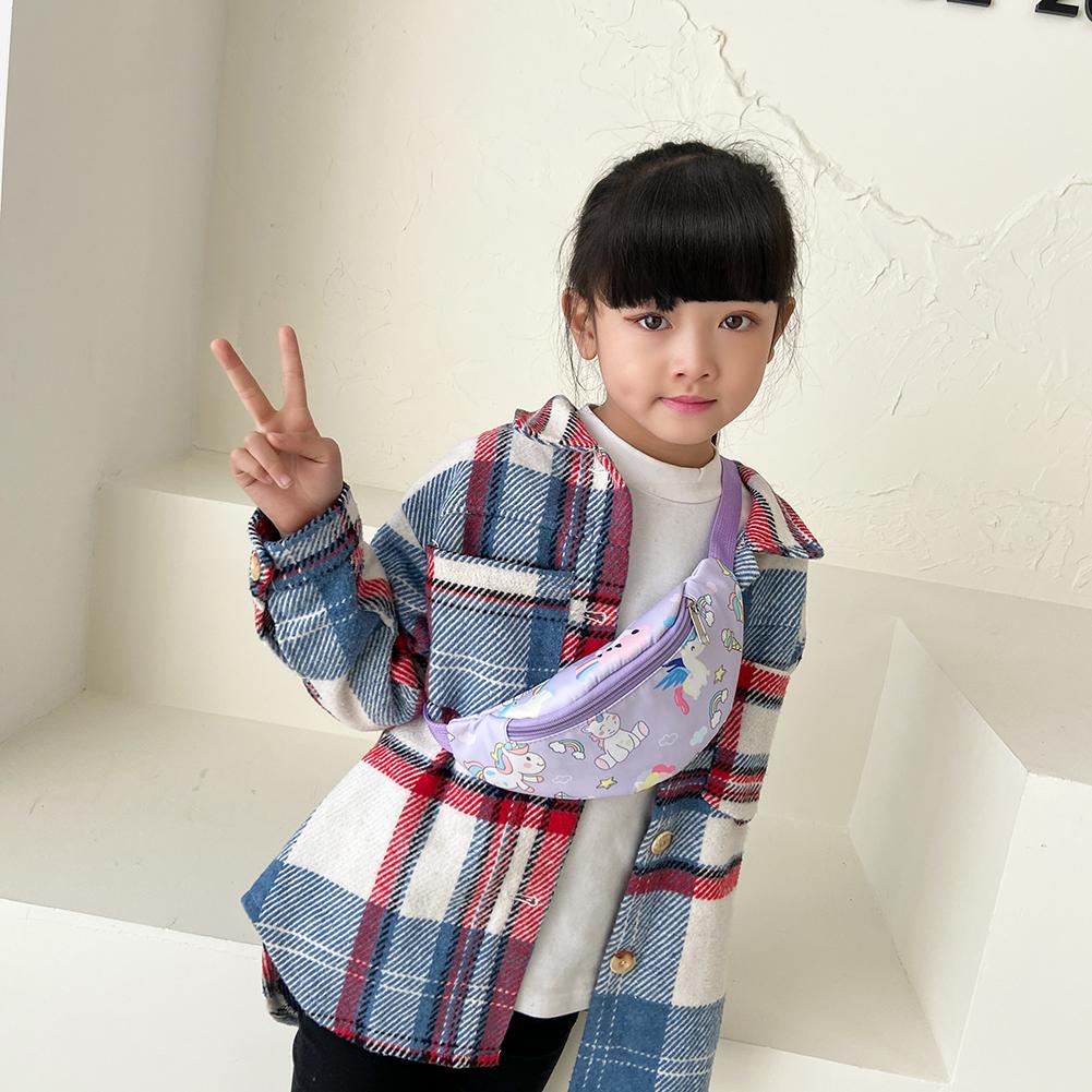 NOVINKA Trend Kids Balíček do pasu Děti Roztomilý kreslený dinosaurus Tisk Peněženka na mince Děti Chlapec Dívka Fanny Hrudník Tašky přes rameno