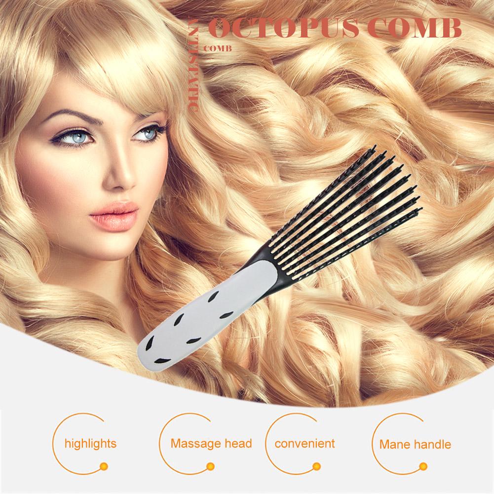 Buy Eightclaw Comb Rubber Handle Scalp Massage Antistatic Combs
