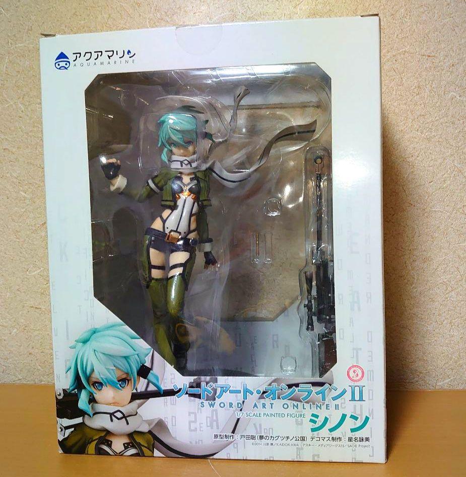 [USED] Aquamarine Sword Art Online II Sinon 1/7 Scale Complete Figure