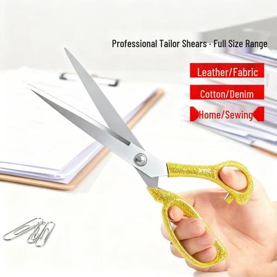 Stainless Steel Sewing Scissors for Fabric - 10", 9", 8" Craft & Ribbon Cutting