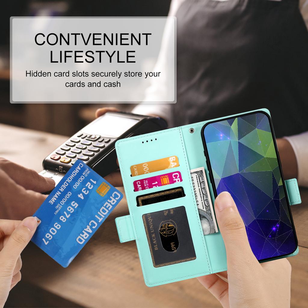 DF-010 For Xiaomi Redmi 13 4G/5G/Note 13R 5G/Poco M6 4G Wallet Case PU Leather Stand Phone Shell