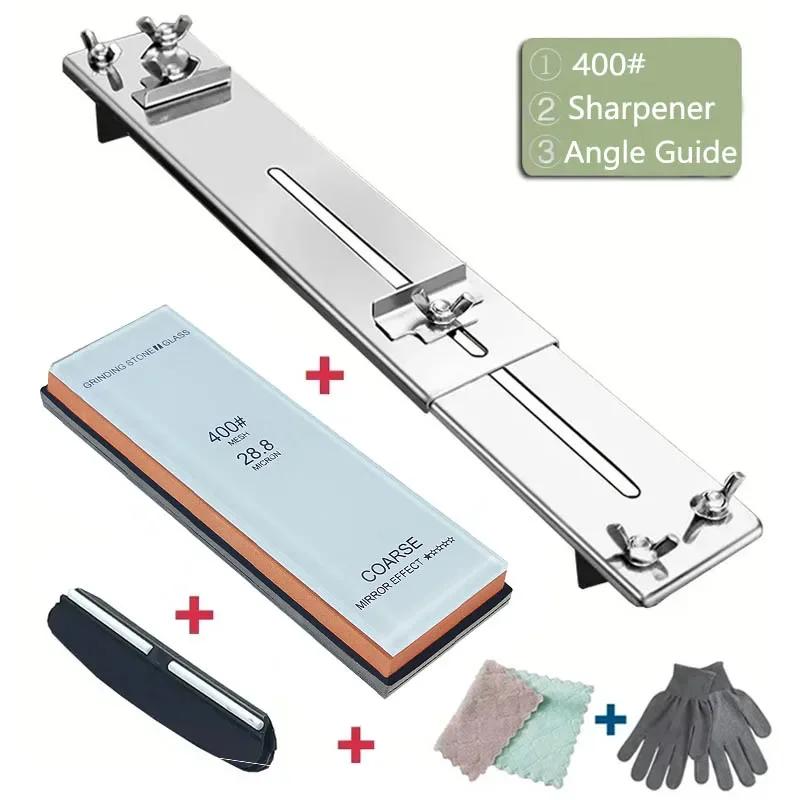 Sink Knife Sharpening Stand Knife Sharpening Stone Knife Sharpener Water Stone Plate Base Angle Guide Adjustable Telescopic