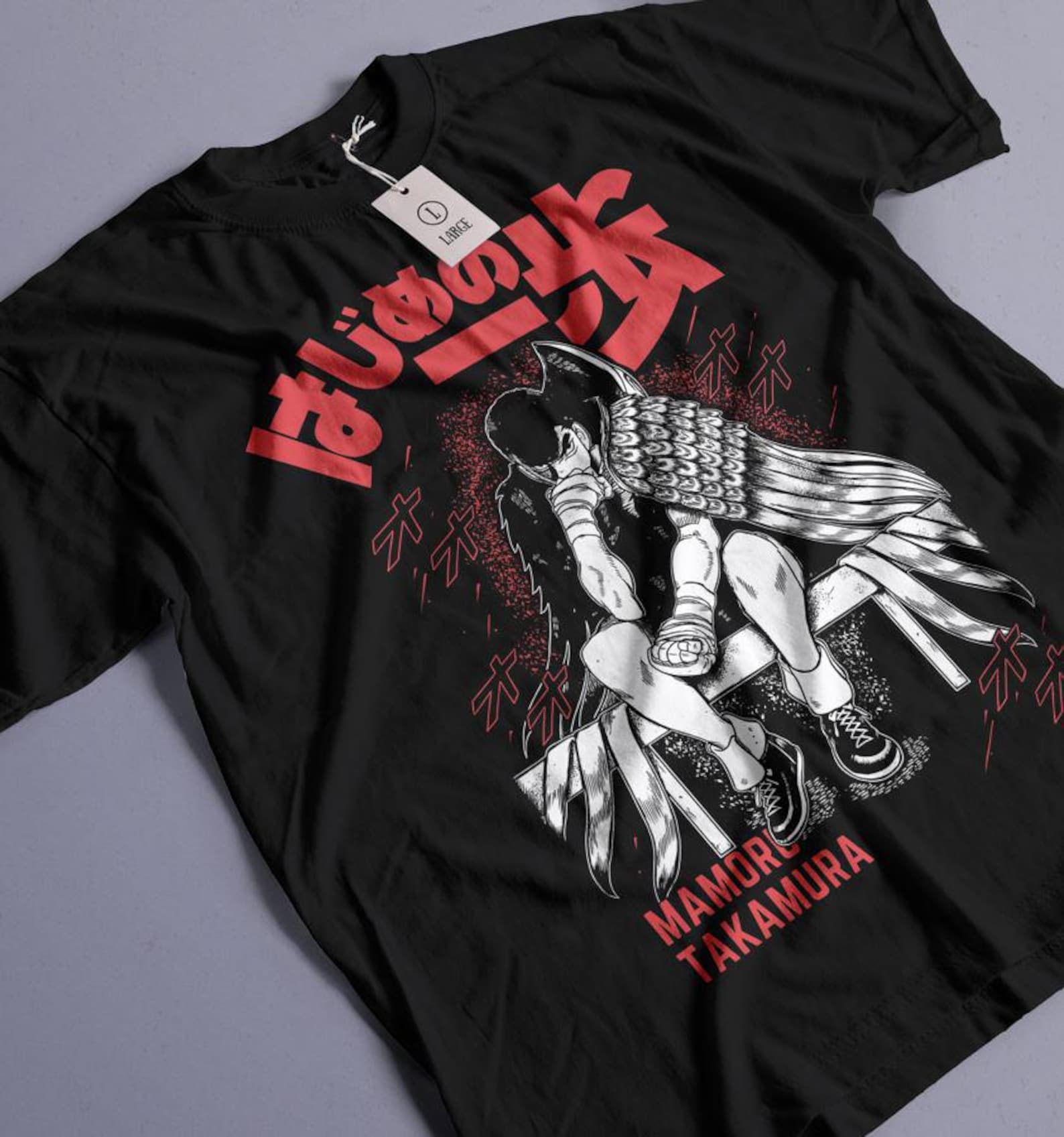 Manga T-Shirt, Sport 90s Anime Lovers, Boxing GYM Anime T-Shirt, Otaku Ropa, Graphic Anime Unisex Shirt S