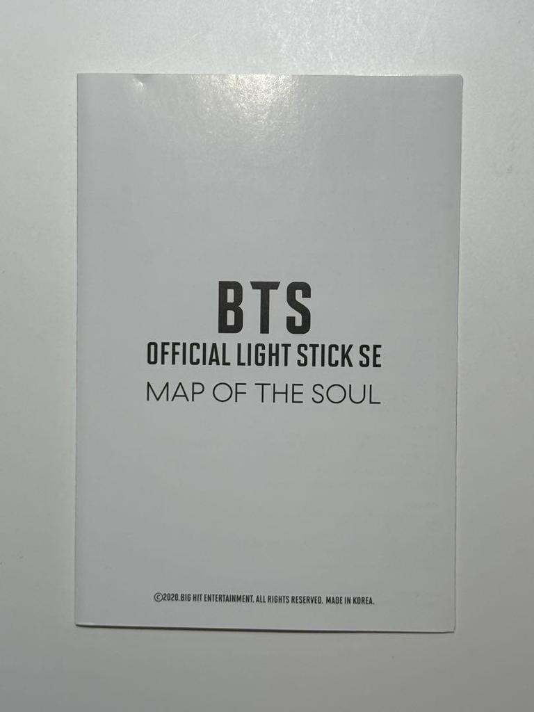 [USED] BTS ARMY BOMB MOTS Ver4 Trading Card & Keychain Included