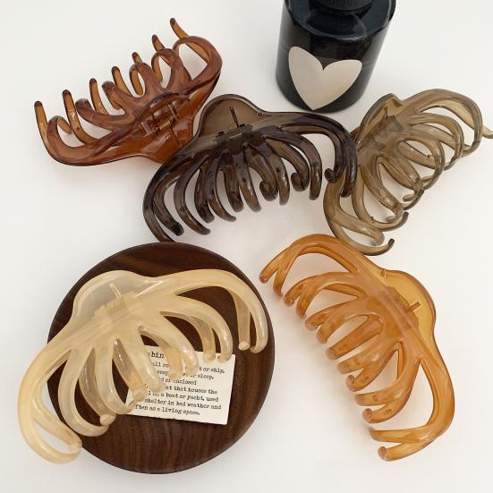 Yousheng Large Octopus Hair Claw Women Thick Hair Back Head Shower Hair Clip Non-Slip Hair Accessories Hair Styling Tools