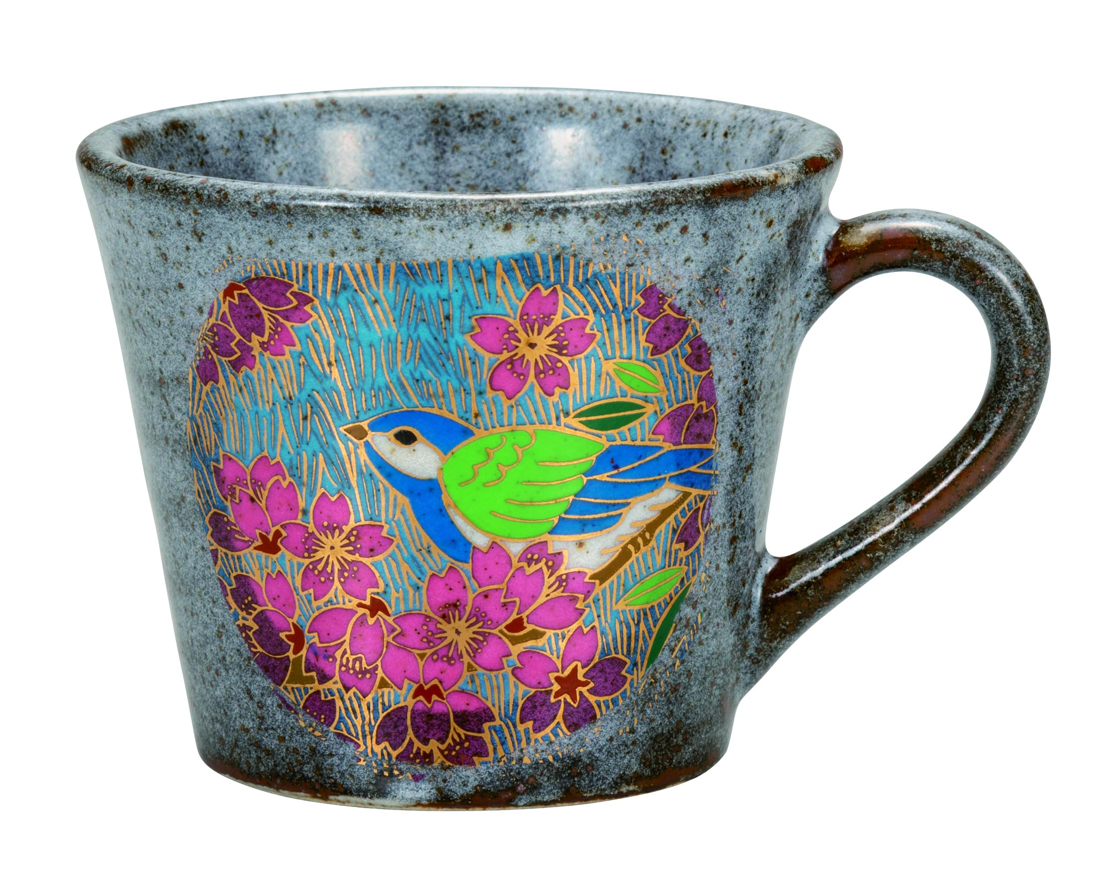 

Nakamaru Kutani ware mug K8-858 золотой