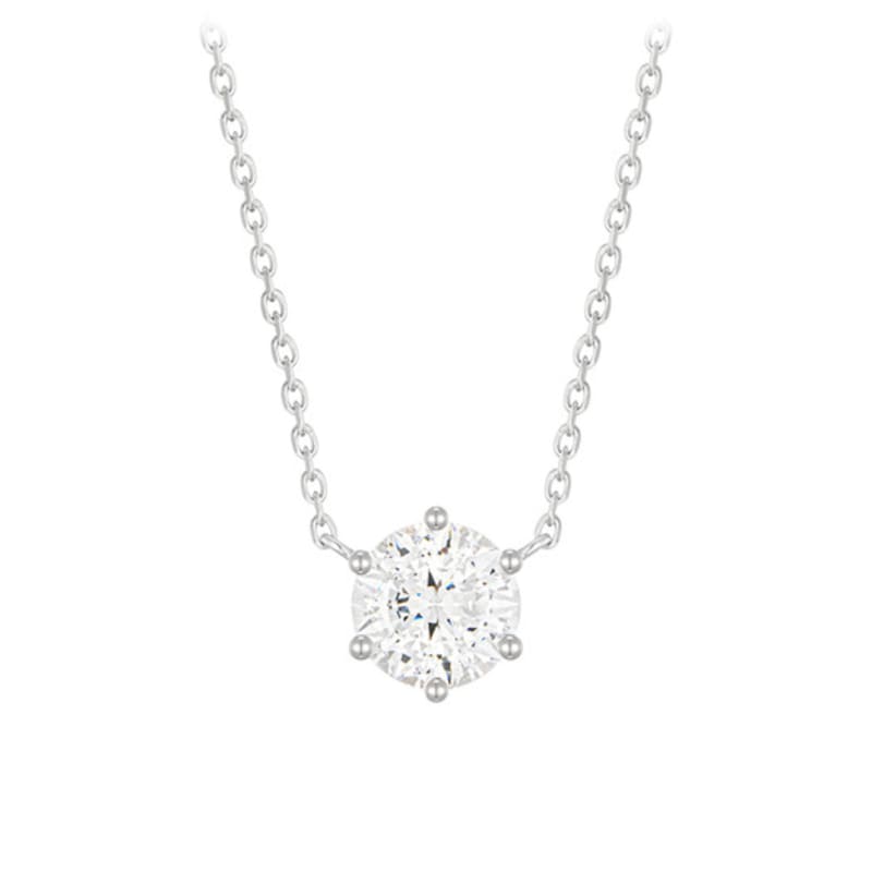 J.ESTINA WHITEMOND 1-carat necklace (JJLJNQ4BS351SW420)