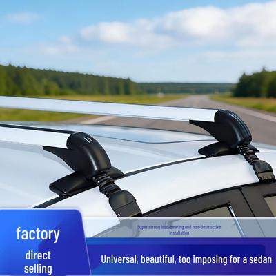 Lockable Aluminum Crossbars for Car Roof Racks and Luggage