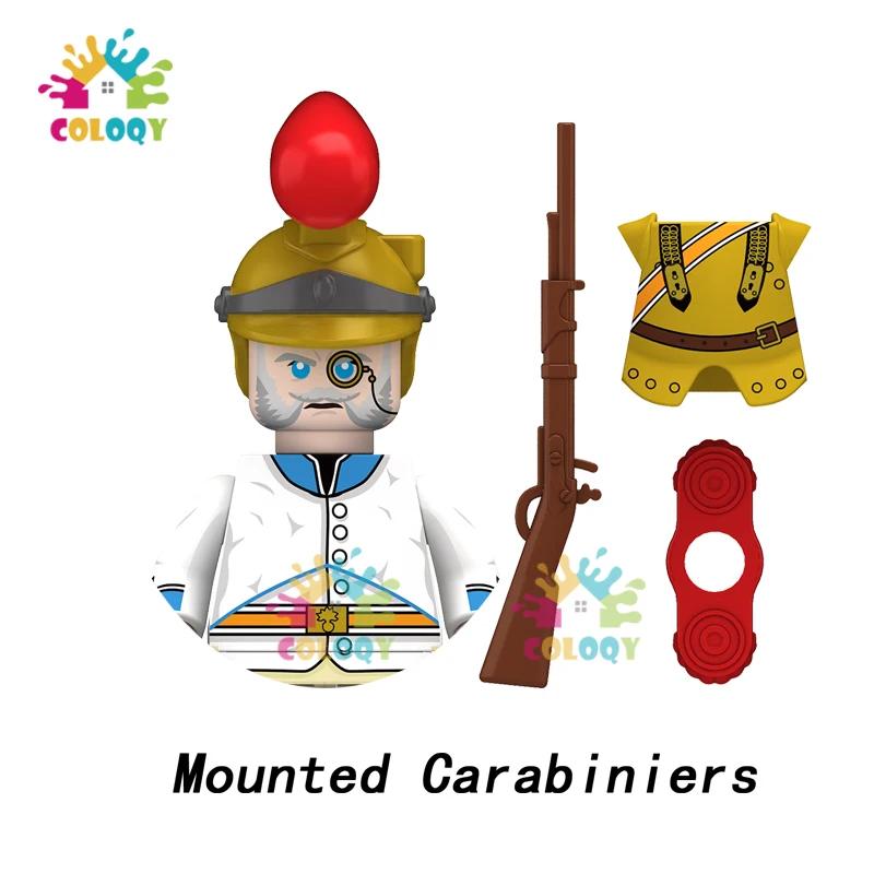 Дитячі Іграшки Наполеонівська Кавалерія Будівельні Блоки Військовий Кінь Сідло Солдати Міні Фігурки Іграшки Для Дітей Різдвяні Подарунки