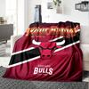 1pc Personalized Name Chicago Bulls Blanket, Gift, for Men and Women, Soft Blanket, Good for Sofa Bed Couch Travel, Lightweight Flannel Blanket