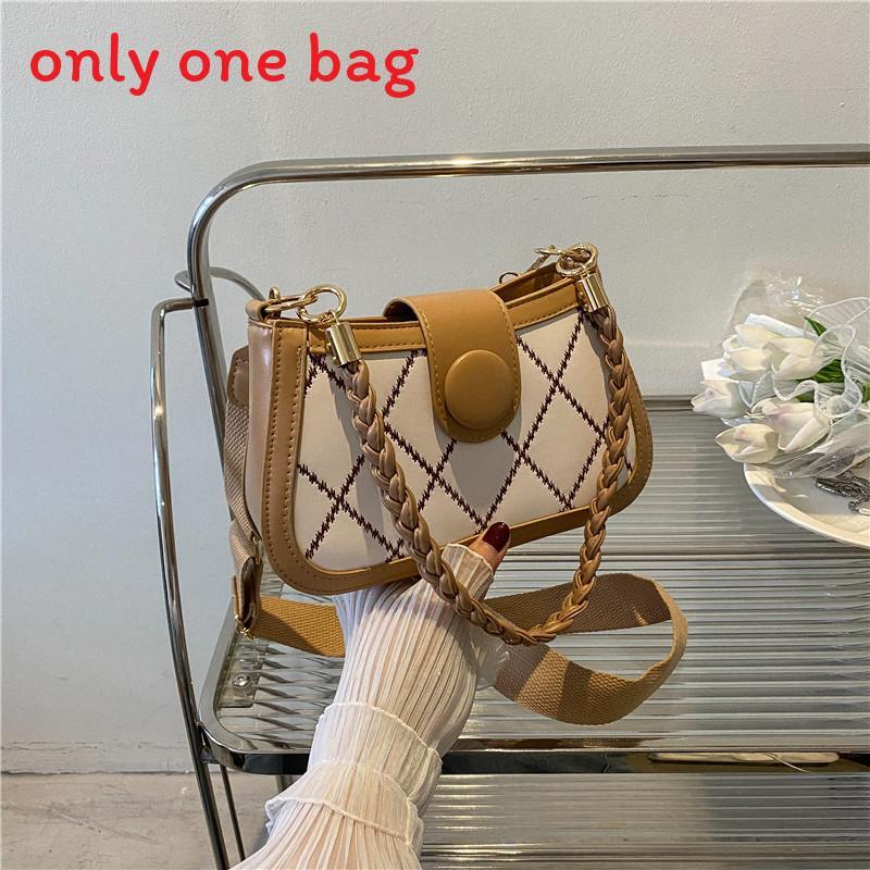 Modern Pu Pearl Chain Crossbody Bag With Magnetic Closure For Daily Casual Use